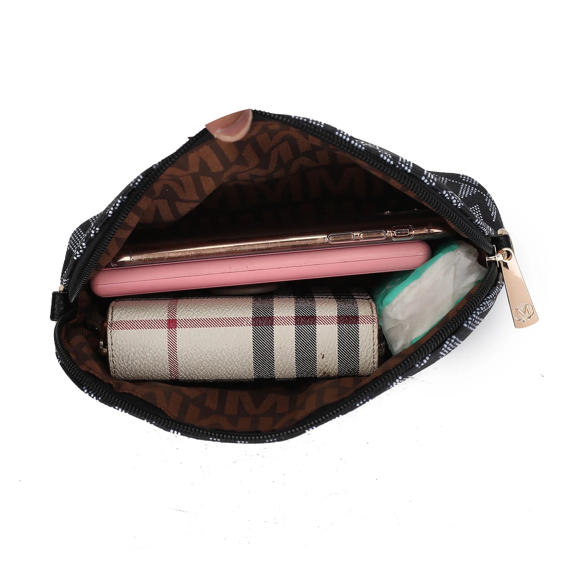 Alexy Women'S Tote Bag, Small Tote Bag, Pouch Purse & Wristlet Wallet Bag 4 Pcs Handbag Set by Mia K - Burgundy