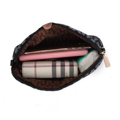 Alexy Women'S Tote Bag, Small Tote Bag, Pouch Purse & Wristlet Wallet Bag 4 Pcs Handbag Set by Mia K - Burgundy